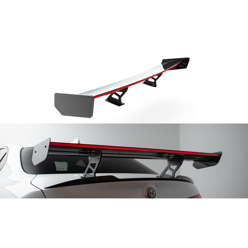 CARBON SPOILER + LED ALFA ROMEO GIULIA QUADRIFOGLIO