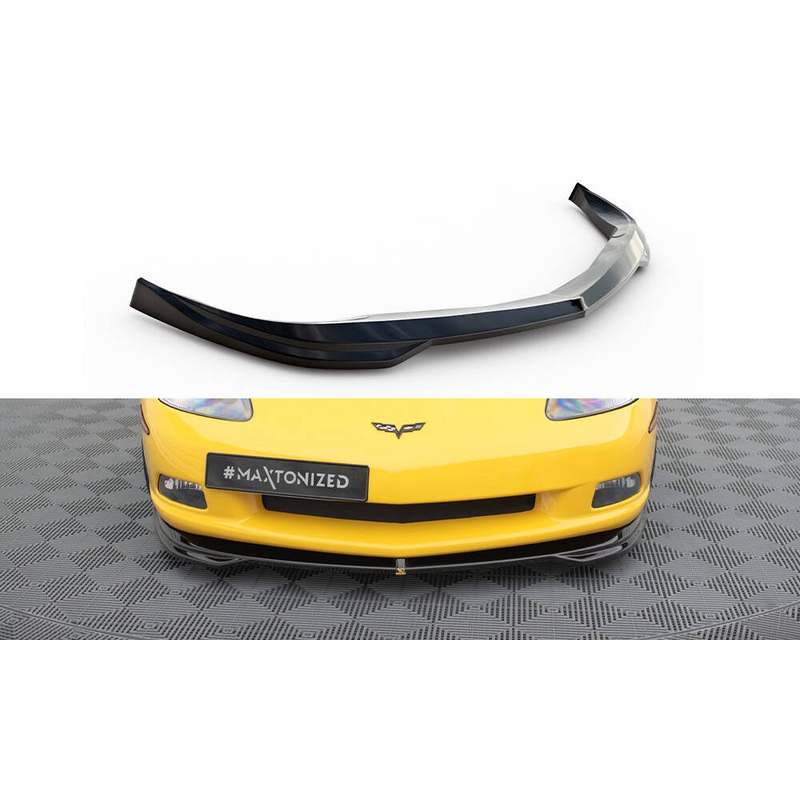 FRONT SPLITTER CHEVROLET CORVETTE C6 GLOSS BLACK