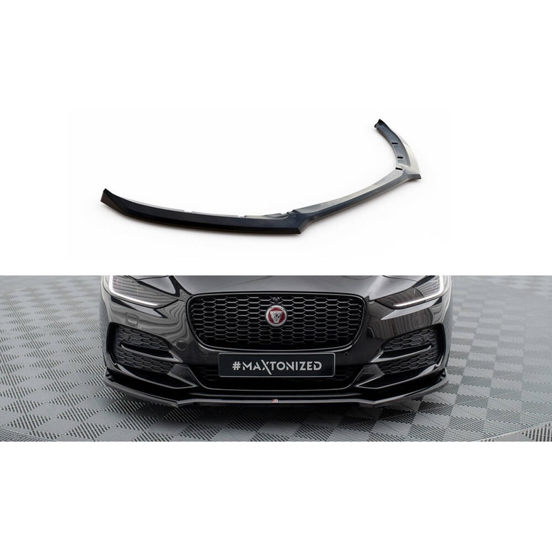 FRONT SPLITTER V.1 JAGUAR XE X760 FACELIFT GLOSS BLACK