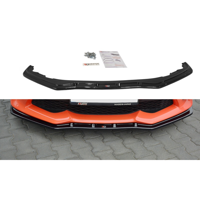 FRONT SPLITTER V.3 TOYOTA GT86 FACELIFT GLOSS BLACK
