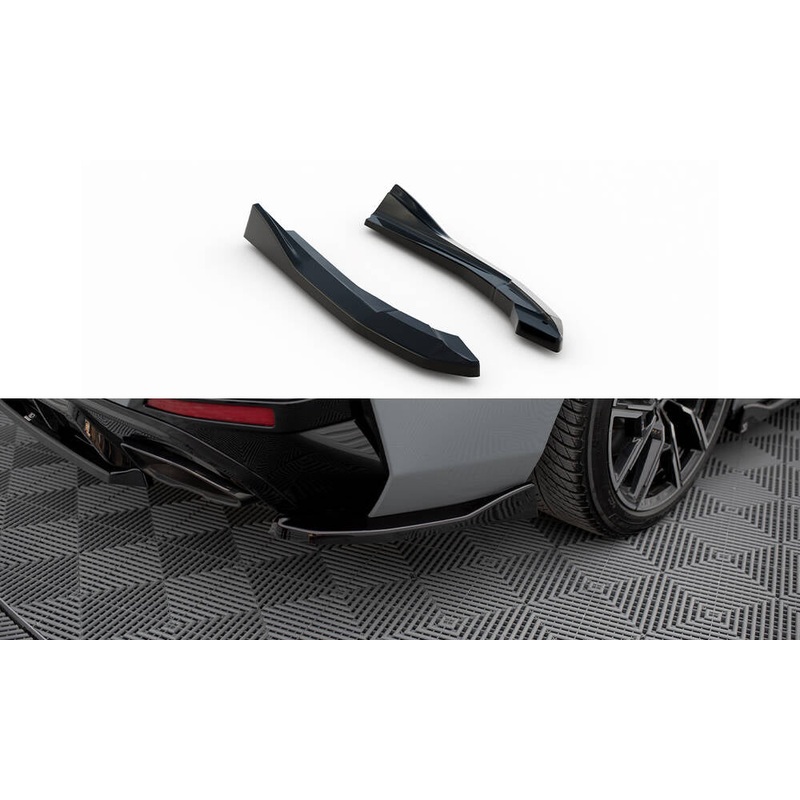 REAR SIDE SPLITTERS V.2 BMW M440I GRAN COUPE G26 GLOSS BLACK