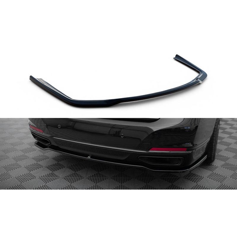 REAR SPLITTER BMW 7 G11 FACELIFT GLOSS BLACK