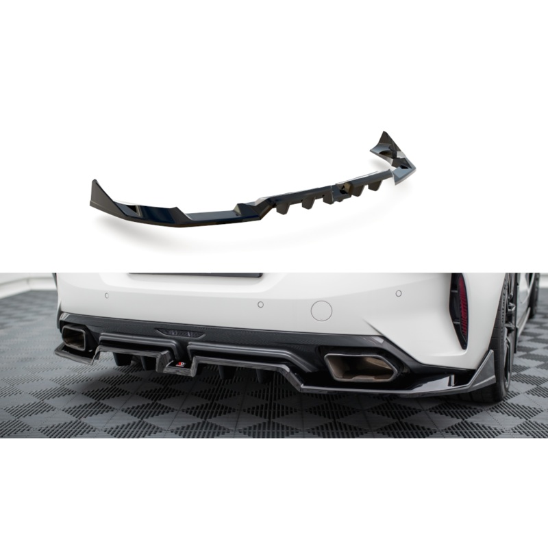 REAR SPLITTER (WITH VERTICAL BARS) BMW Z4 M40I G29 GLOSS BLACK