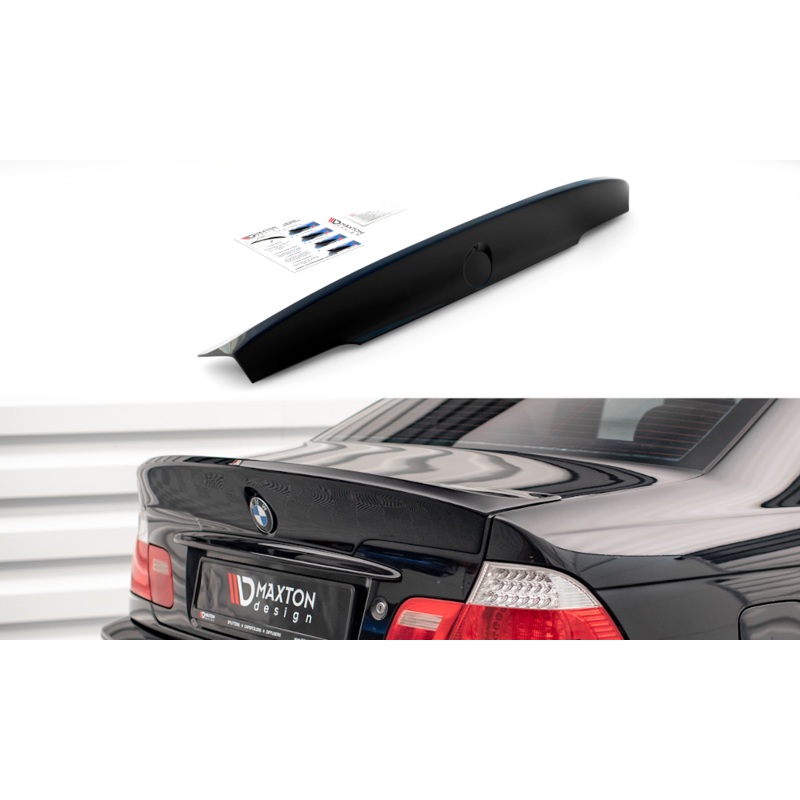 REAR SPOILER / LID EXTENSION BMW 3 E46 COUPE < M3 CSL LOOK > (FOR PAINTING)