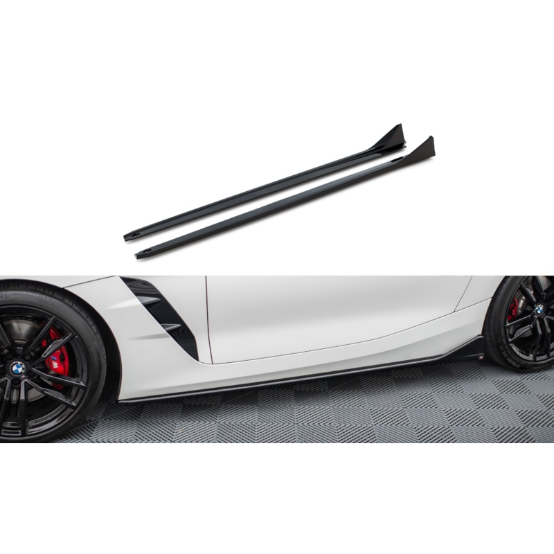 SIDE SKIRTS DIFFUSERS BMW Z4 M40I / M-PACK G29 FACELIFT GLOSS BLACK