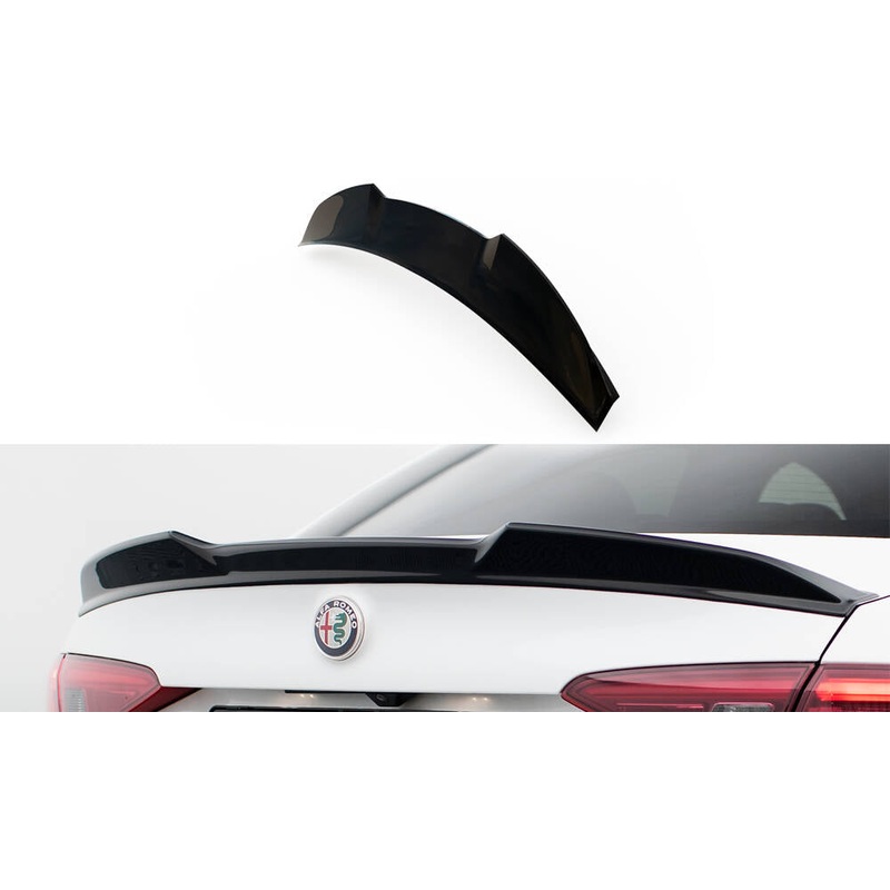 SPOILER CAP 3D ALFA ROMEO GIULIA QUADRIFOGLIO GLOSS BLACK