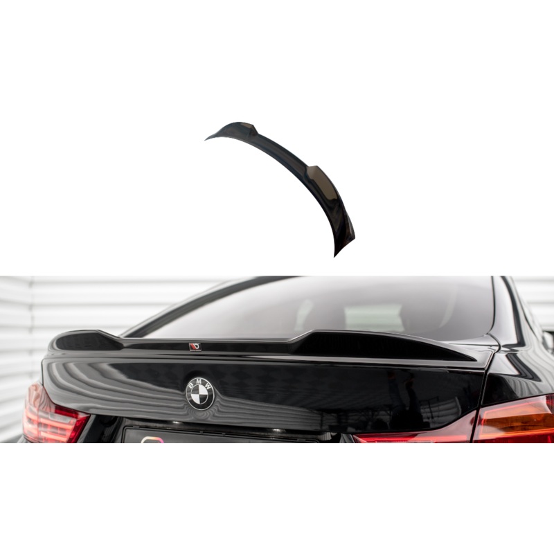 SPOILER CAP 3D BMW 4 GRAN COUPE STANDARD / M-PACK F36 GLOSS BLACK