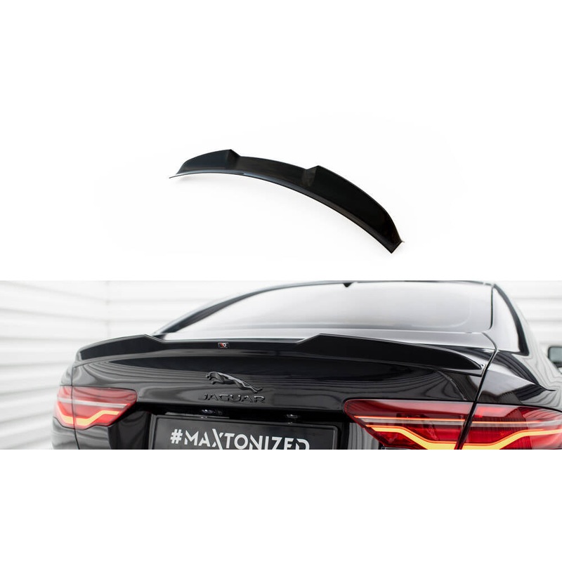 SPOILER CAP 3D JAGUAR XE X760 FACELIFT GLOSS BLACK