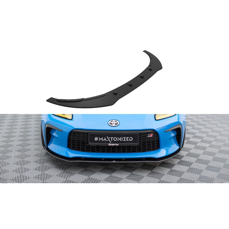 STREET PRO FRONT SPLITTER V.1 TOYOTA GR86 MK1 BLACK