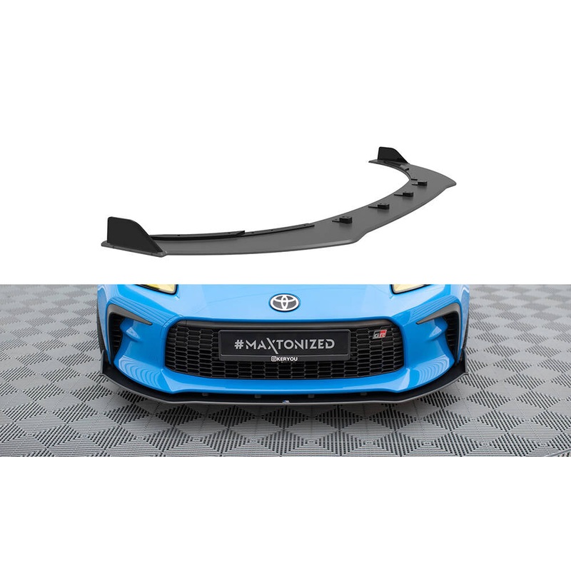 STREET PRO FRONT SPLITTER V.2 TOYOTA GR86 MK1 BLACK