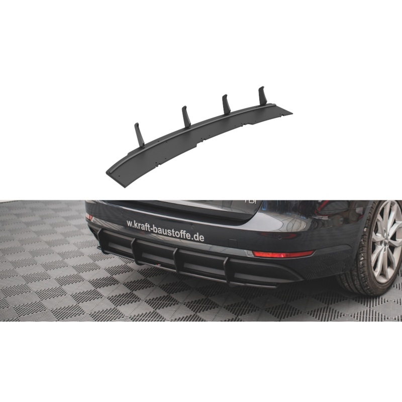 STREET PRO REAR DIFFUSER AUDI A4 B9 BLACK