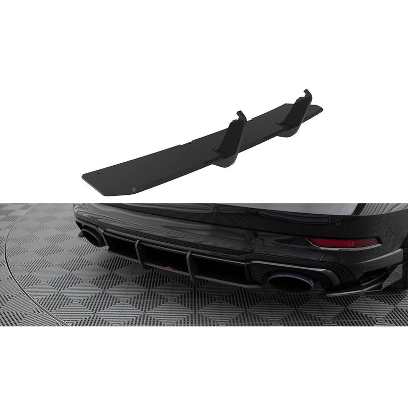 STREET PRO REAR DIFFUSER AUDI RS3 SEDAN 8V FACELIFT BLACK