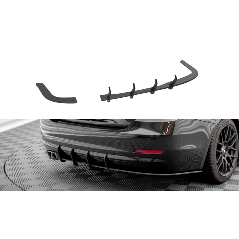 STREET PRO REAR DIFFUSER BMW 4 GRAN COUPE F36 BLACK