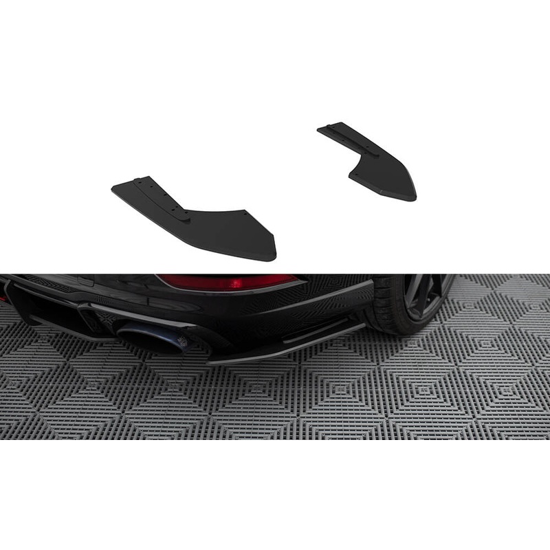 STREET PRO REAR SIDE SPLITTERS AUDI RS3 SEDAN 8V FACELIFT BLACK