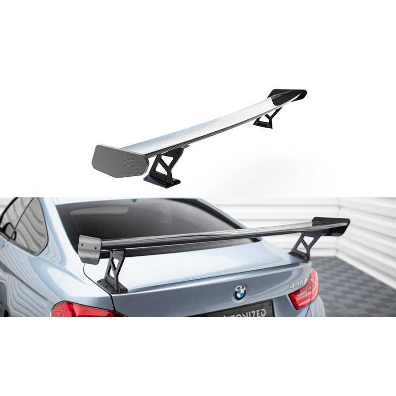 Carbon Spoiler With External Brackets Uprights BMW 4 F32 / 4 F32 M-Pack Coupe