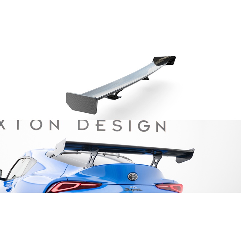 CARBON SPOILER WITH EXTERNAL BRACKETS UPRIGHTS TOYOTA SUPRA MK5