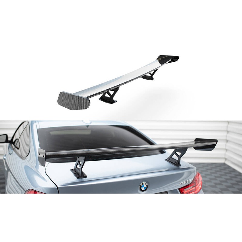 Carbon Spoiler With Internal Brackets Uprights BMW 4 F32 / 4 F32 M-Pack  Coupe