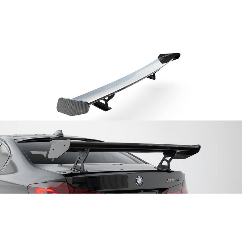 Carbon Spoiler With Internal Brackets Uprights BMW 5 / M5 Sedan G30 / F90