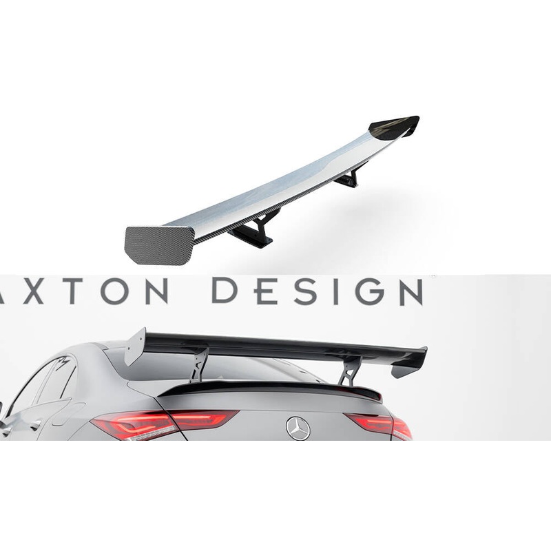 Carbon Spoiler With Internal Brackets Uprights Mercedes-Benz CLA Coupe C118