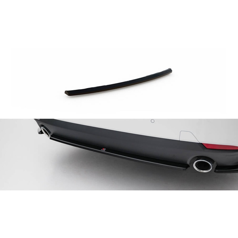 Central Rear Splitter for BMW 4 Coupe / Cabrio G22 / G23 GLOSS BLACK