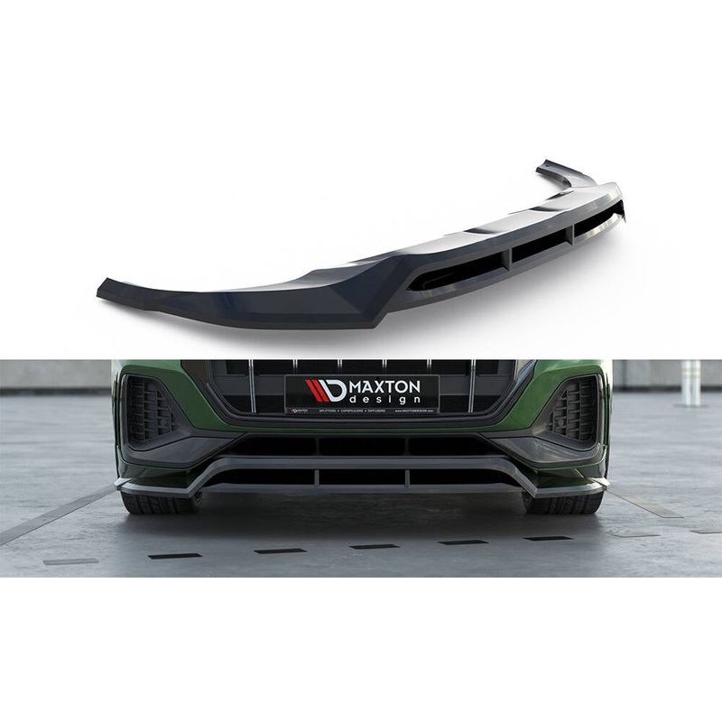 Front Splitter Audi Q8 Mk1 Facelift GLOSS BLACK