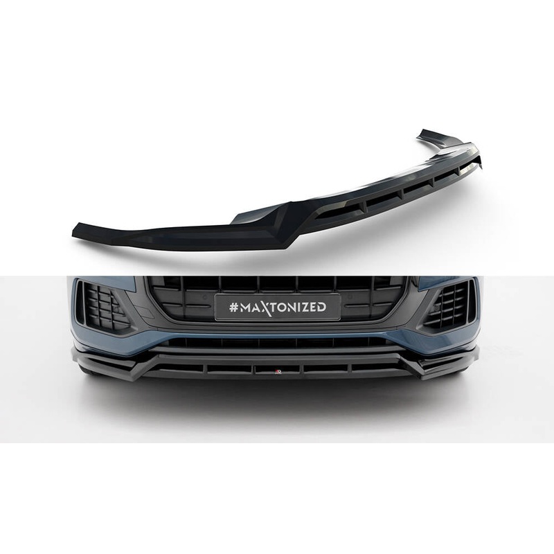 Front Splitter Audi Q8 Mk1 GLOSS BLACK