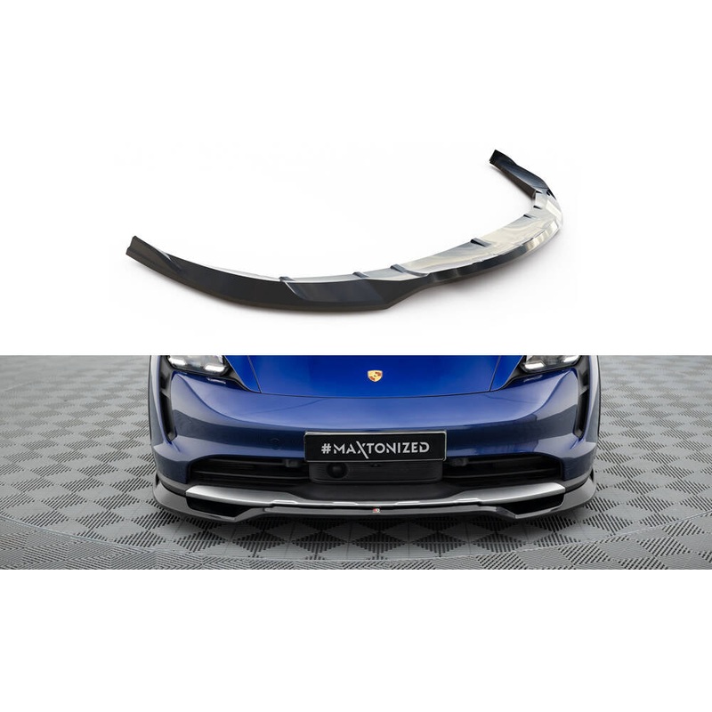Front Splitter Porsche Taycan Cross Turismo 4S GLOSS BLACK