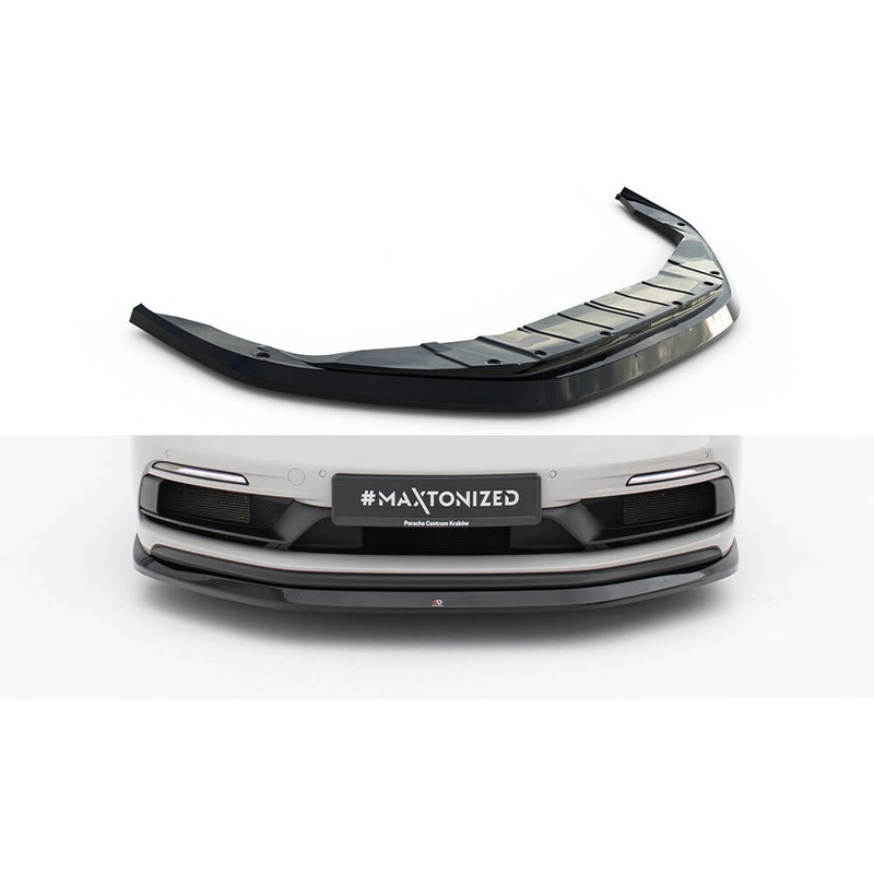 Front Splitter V.1 Porsche 718 Cayman GTS 982c GLOSS BLACK