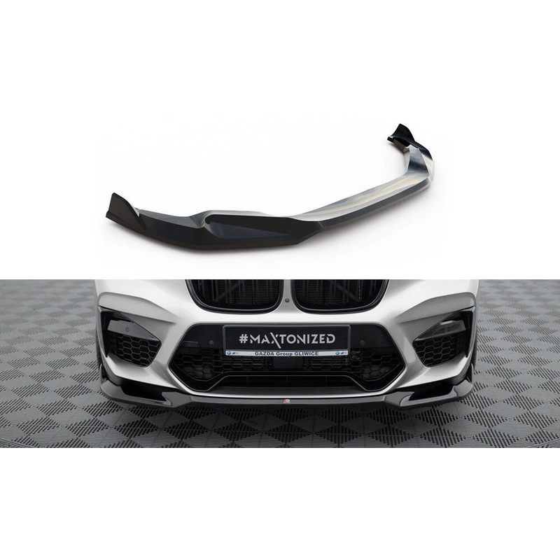 Front Splitter V.2 BMW X4 M F98 GLOSS BLACK