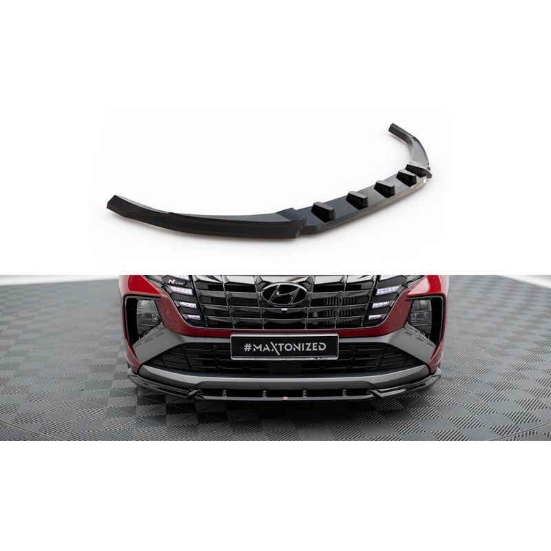Front Splitter V.2 Hyundai Tucson N-Line Mk4 GLOSS BLACK