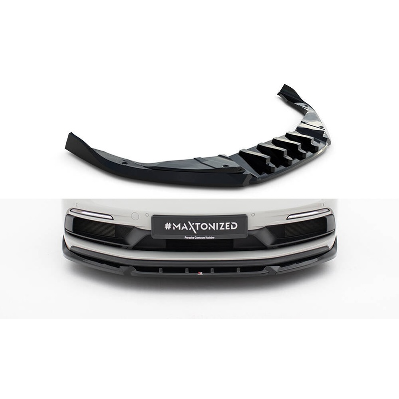 Front Splitter V.2 Porsche 718 Cayman GTS 982c GLOSS BLACK
