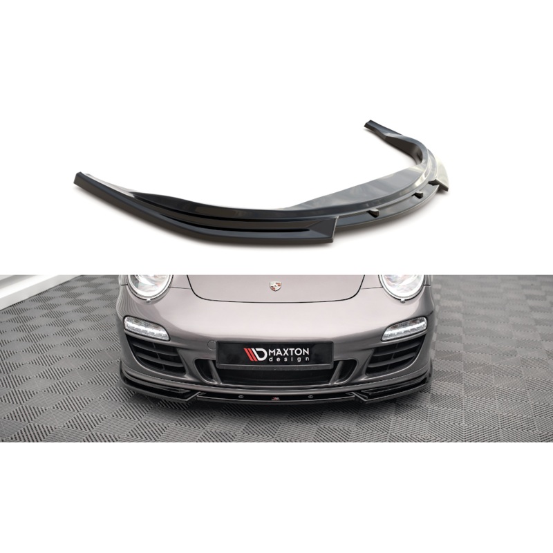 Front Splitter V.2 Porsche 911 Carrera GTS 997 Facelift GLOSS BLACK