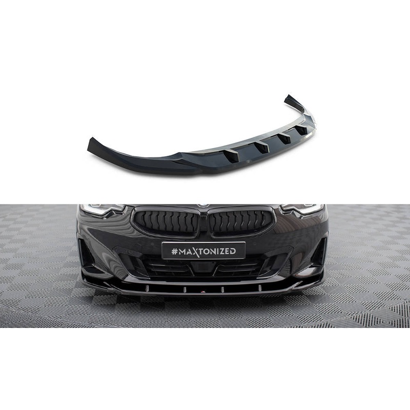 Front Splitter V.3 BMW 2 Coupe G42 GLOSS BLACK