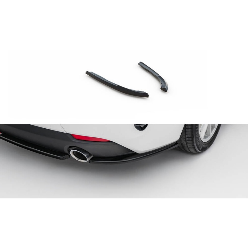 Rear Side Splitters BMW 4 Coupe / Cabrio G22 / G23 GLOSS BLACK