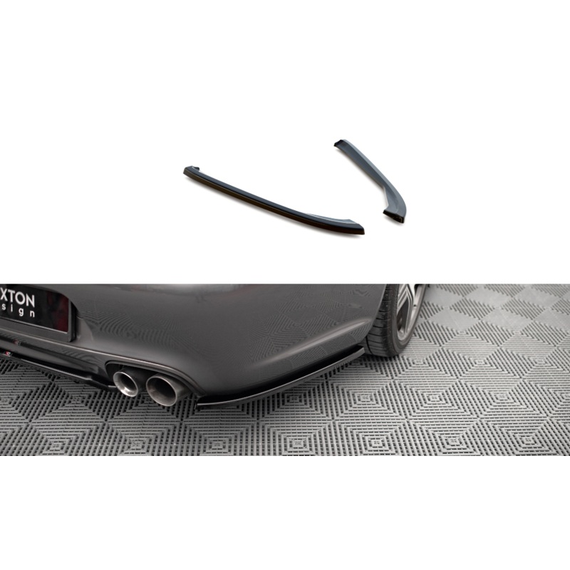 Rear Side Splitters Porsche 911 Carrera / Carrera GTS 997 Facelift GLOSS BLACK
