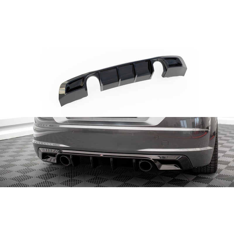 Rear Valance Audi TT S-Line 8S GLOSS BLACK