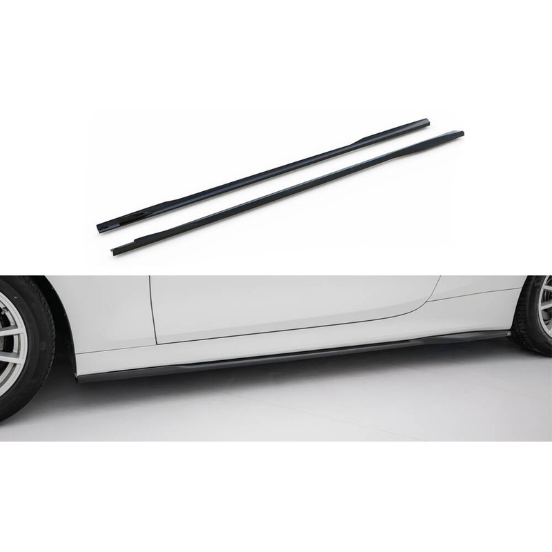 Side Skirts Diffusers BMW 4 Coupe / Cabrio G22 / G23 GLOSS BLACK