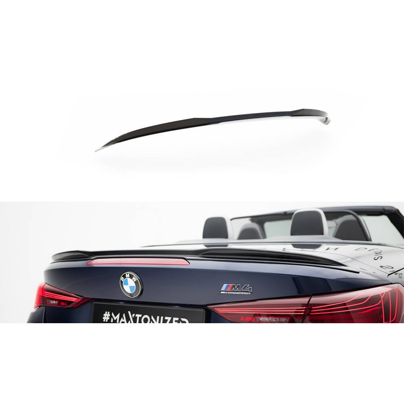 Spoiler Cap 3D BMW M4 Cabrio G83 / 4 series Cabrio G23 GLOSS BLACK