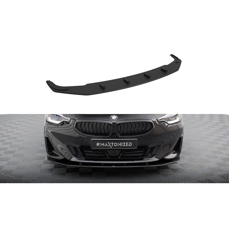 Street Pro Front Splitter BMW 2 Coupe G42 BLACK