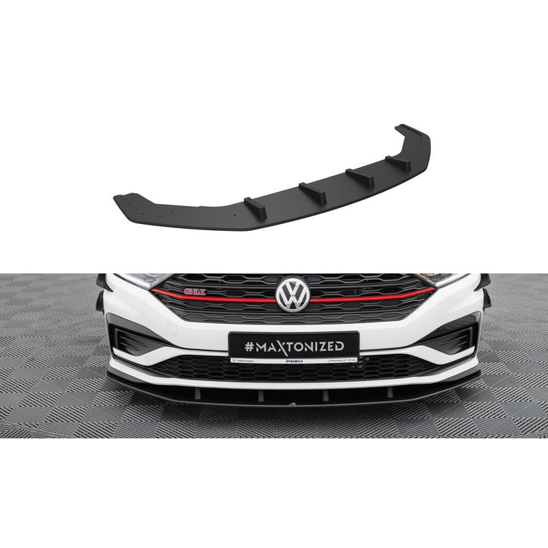 STREET PRO FRONT SPLITTER VOLKSWAGEN JETTA GLI MK7 BLACK