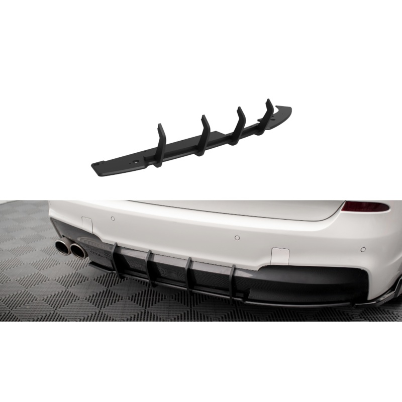 Street Pro Rear Diffuser BMW X3 M-Pack F25 BLACK