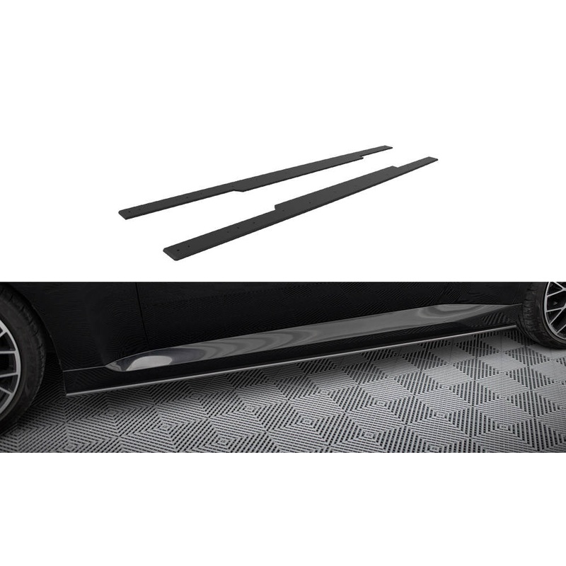 Street Pro Side Skirts Diffusers BMW 2 Coupe G42 BLACK