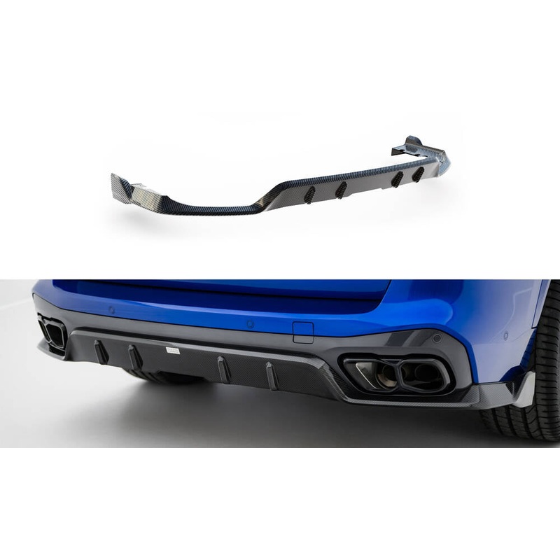 Carbon Fiber Rear Diffuser BMW X5 M-Pack G05 Facelift
