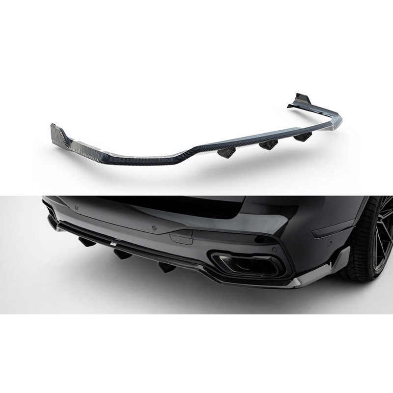 Carbon Fiber Rear Diffuser BMW X7 M-Pack G07 Facelift