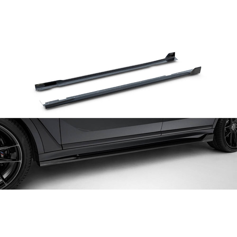 Carbon Fiber Side Skirts BMW X7 M-Pack G07 Facelift