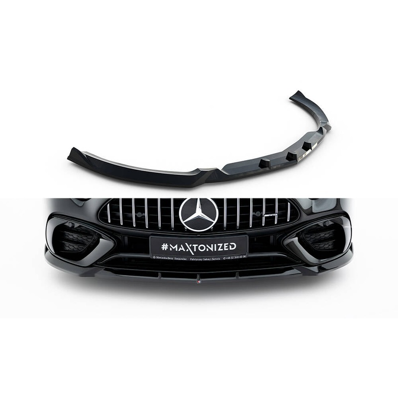 Front Splitter Mercedes-AMG SL 63 R232 GLOSS BLACK