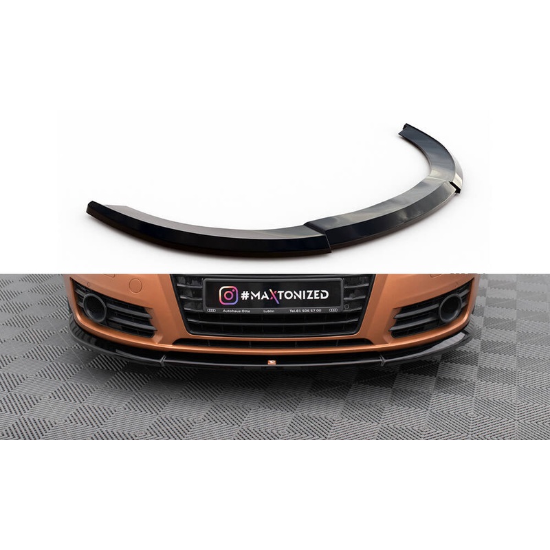 Front Splitter V.1 Audi A7 C7 GLOSS BLACK