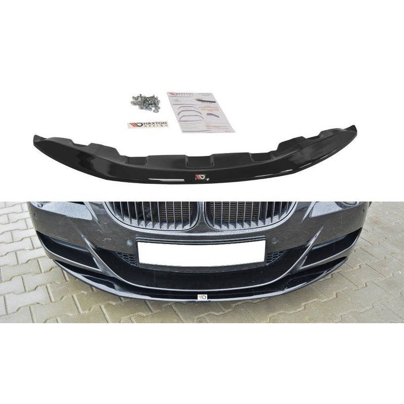 FRONT SPLITTER V.1 BMW M6 E63 GLOSS BLACK