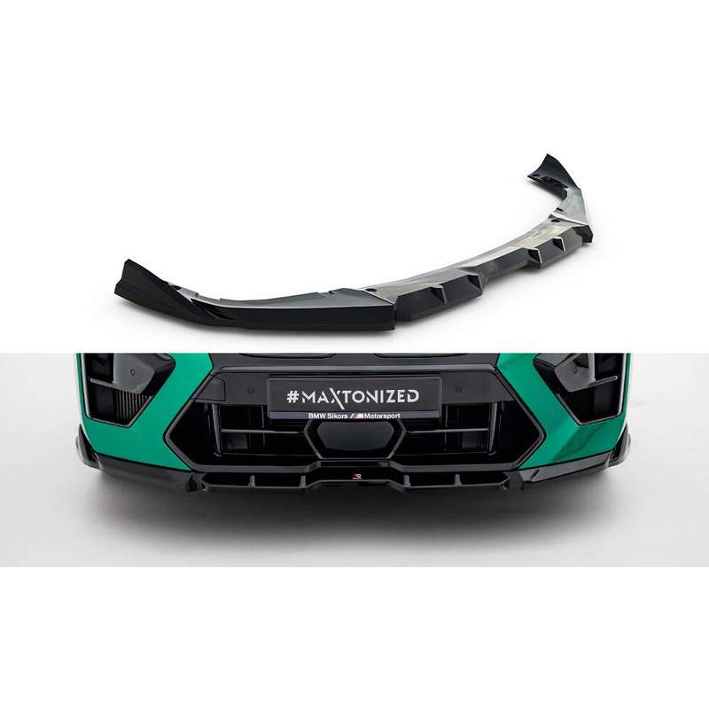 Front Splitter V.1 BMW X6 M F96 Facelift GLOSS BLACK
