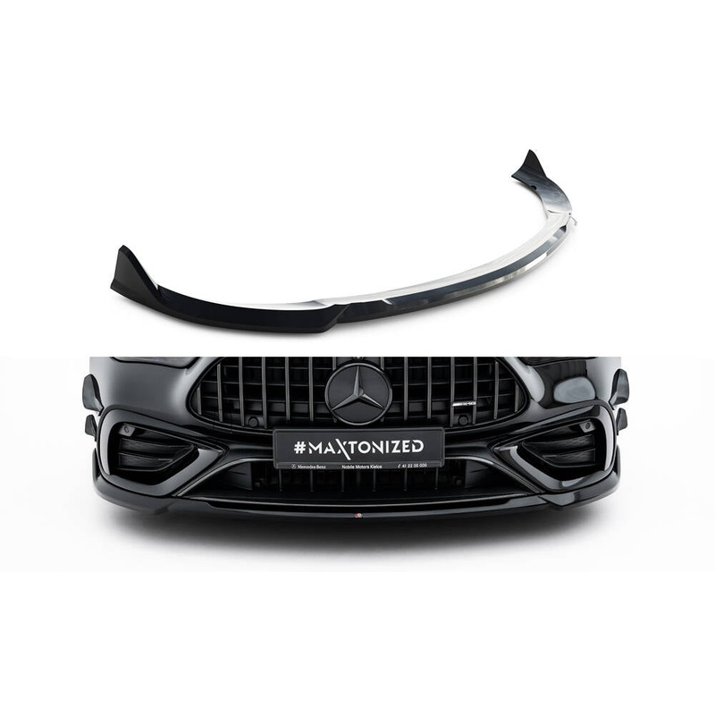 Front Splitter V.1 Mercedes-AMG CLE 53 C236 GLOSS BLACK